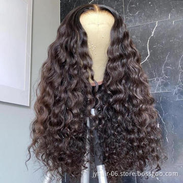 Wholesale 100% cuticle aligned hd lace frontal wigs ,Brazilian Curly Lace Front Wig, Wigs human hair lace front brazilian